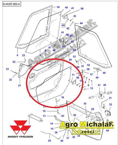 Szyba drzwi dolne Massey Ferguson , Bobcat  8925, 8926, 8937, 8947