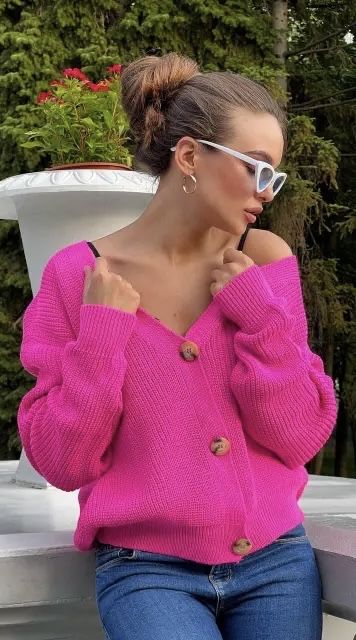 Кардиган жіночий в‘язаний