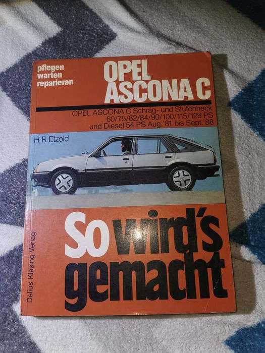Książka napraw, Opel Ascona C