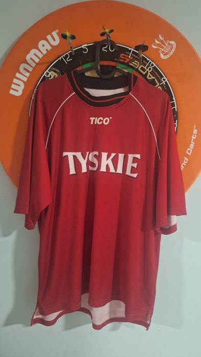 koszulka piłkarska meczowa Tyskie Tico XL football jersey
