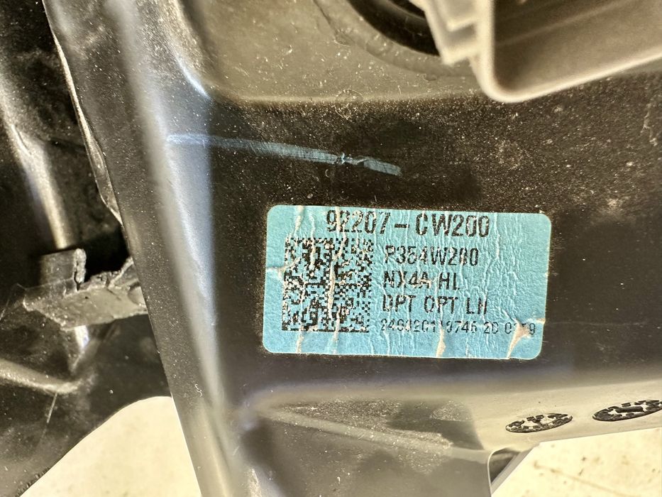 фара левая Hyundai Tucson USA LED 2022 2023 2024 92207CW200