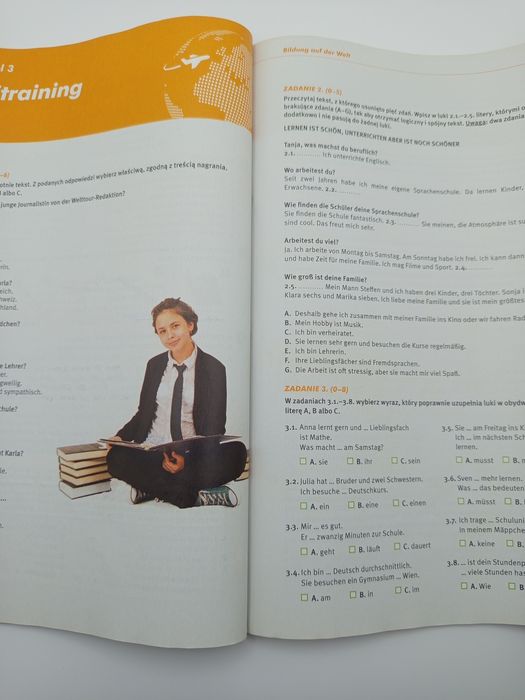 Welttour Deutsch 1 język niemiecki podręcznik ćwicze technikum liceum