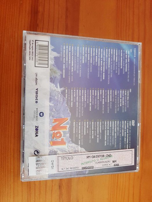 CD Nº1 de Êxitos Duplo CD e DVD