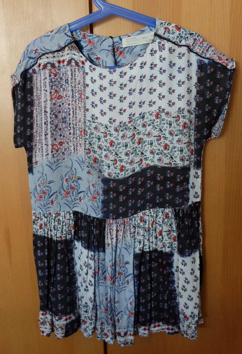 Vestido estampado Zara. Tm 7