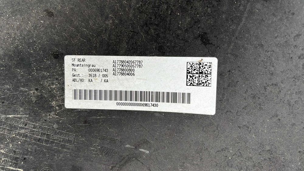 Para-choques traseiro Mercedes-Benz A W177