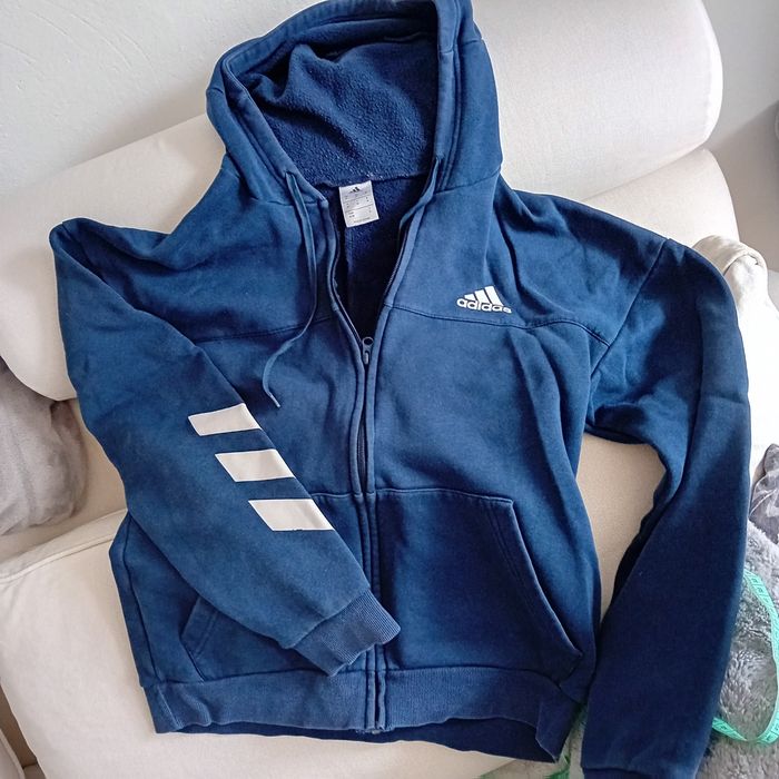 Bluza dresowa Adidas  M granatowa
