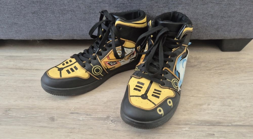 Buty za kostkę z motywem Naruto