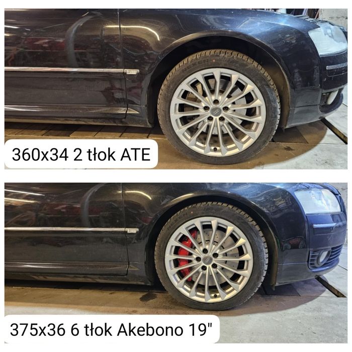 Swap Akebono 375x36 6t Audi a8d3 phaeton a8d2 a6c6