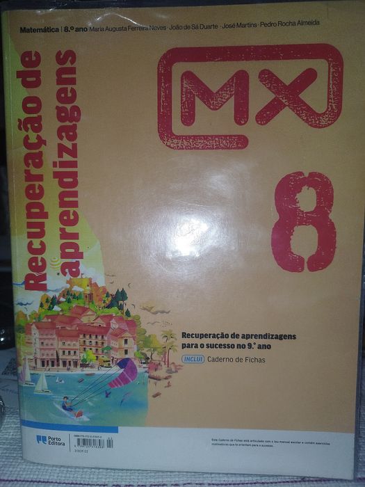 Caderno de Fichas MX - Matemática - 8.º Ano