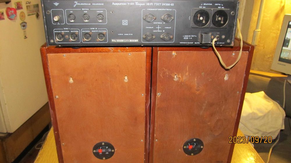 Акустическая система 10 МАС-1М +усилитель Амфитон у-101-1: 4 000 грн ...