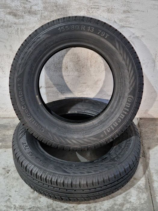 2 Pneus 155/80R13 CONTINENTAL Semi Novos