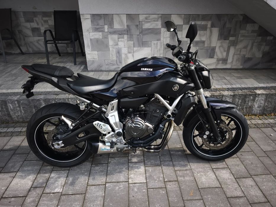 Yamaha MT mt07 ABS Leo Vince  pełna moc  z650