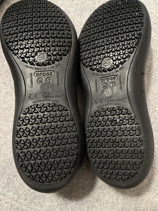Baleriny Crocs Czarne W7 (r.37)