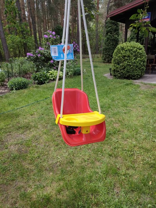 Huśtawka kubełkowa plastikowa