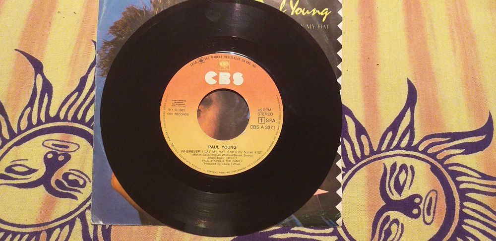 Paul Young - Whenever i lay my hat ( that's my home ) - single