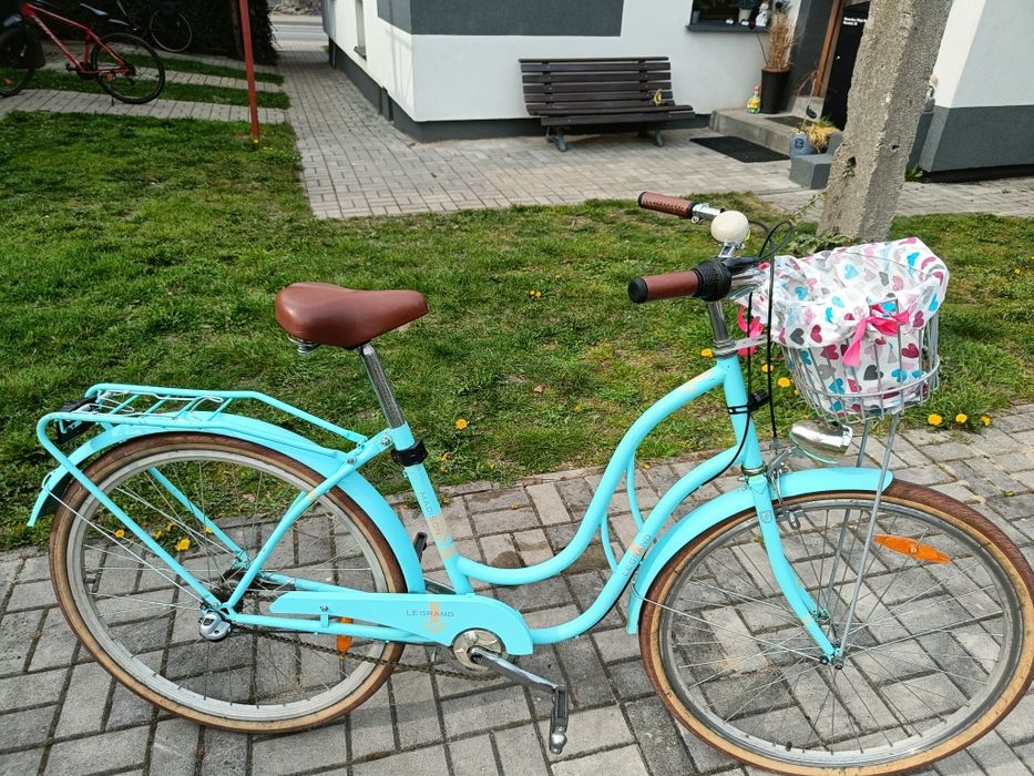 Rower miejski ---pistacja