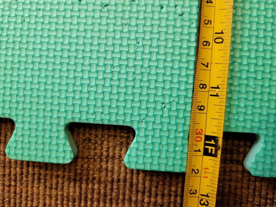 Tapete de atividades puzzle formas para bebé ou criança