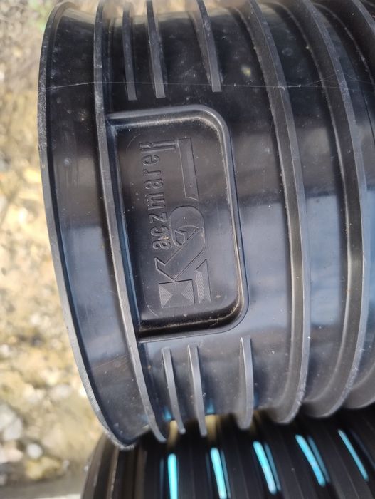 Rura drenarska Kaczmarek 200 SN8 czarna 6m perforacja 360st.