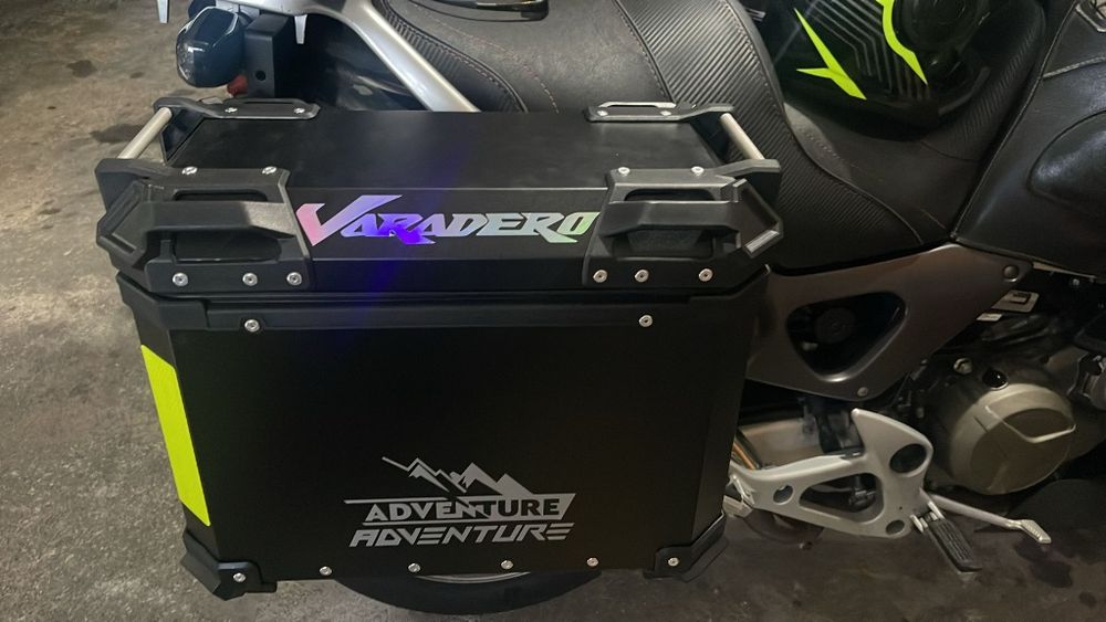 (NOVO) Malas Laterais + Top Case Alumínio Honda Varadero