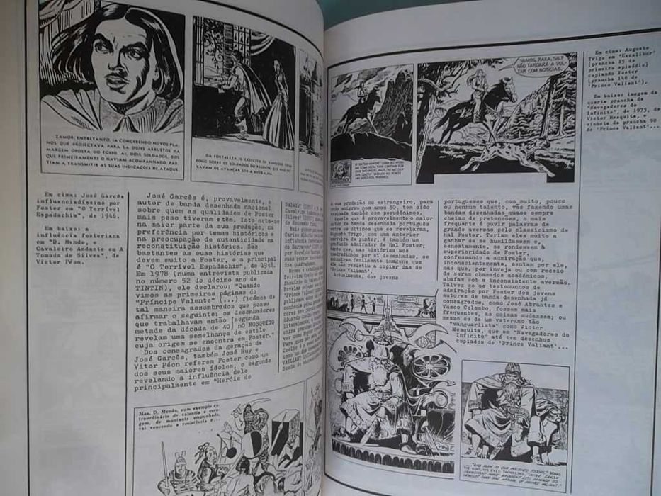 "Foster e Val" (primeira versão, estilo fanzine) por Manuel Caldas.