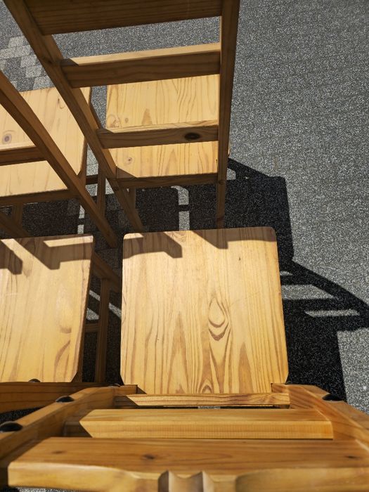 6 krzeseł sosnowe masywne