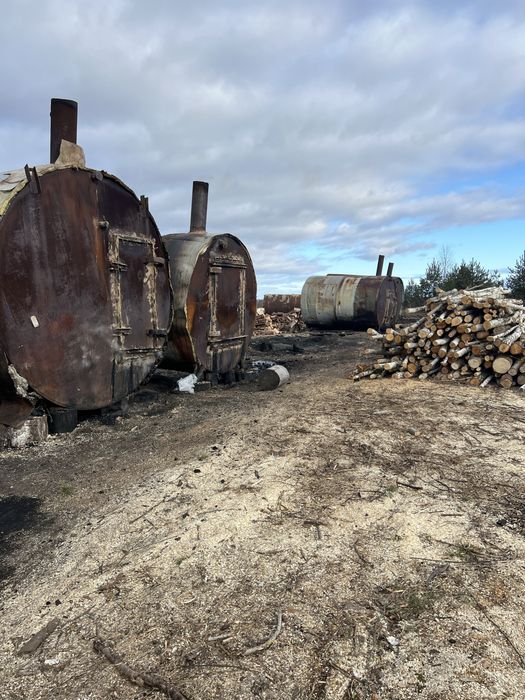 Бочка для випалювання вугілля від 40 000грн+ дві топки  нові