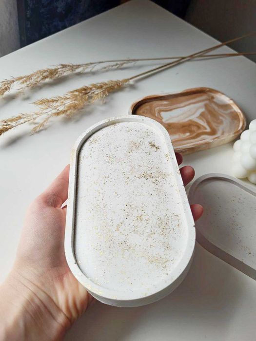 Podstawka na biżuterię nowa ręcznie robiona tacka handmade prezent