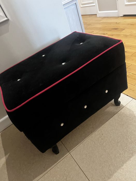 Pufa glamour z schowkiem