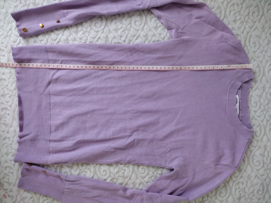 Fioletowy sweterek Sinsay XS