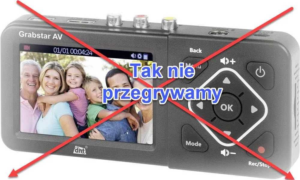 Przegrywanie kaset VHS Łódź HI8 ,minidv, filmów 8mm 15zł 1 szt 9-22