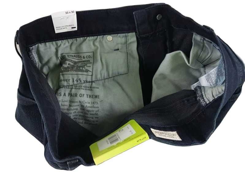 Męskie jeansy Levi's 511 -Slim Stretch nowe oryg. Levis Flex - W33/L30