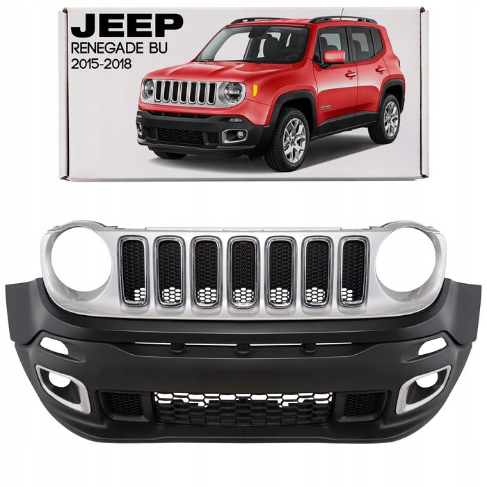 kompletny zderzak przedni z grillem 5xb40lxhaa jeep renegade i bu 2015-2018