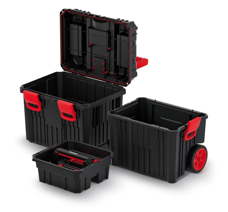 Skrzynka Organizer na Narzędzia Narzędziowa na Kółkach Duża Walizka