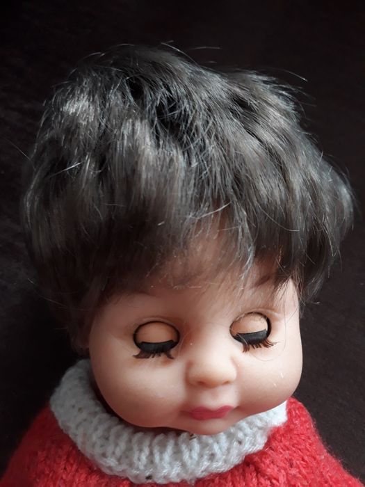 Stara Włoska lalka gumowa 35cm.