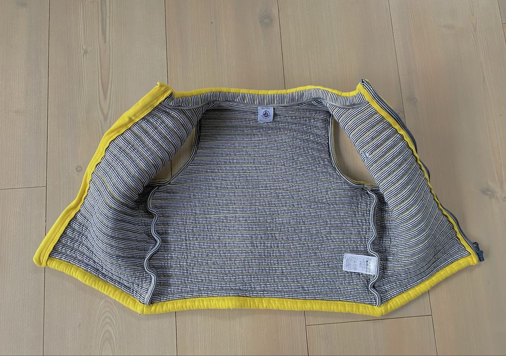 Petit Bateau kamizelka bezrękawnik 92 pikowana dzianinowa mayoral zara