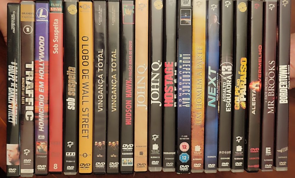 DVD's diversos (preço de cada)