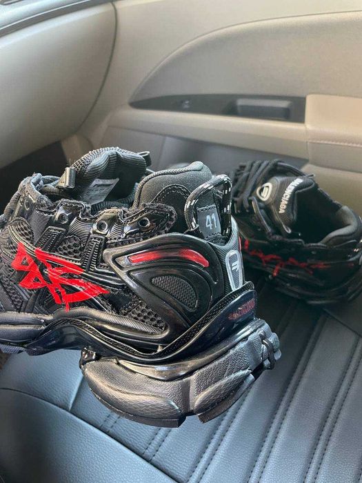 !SALE! Balenciaga Runner Graffiti Black Red 38 39 40 41 42 43 44 45 46