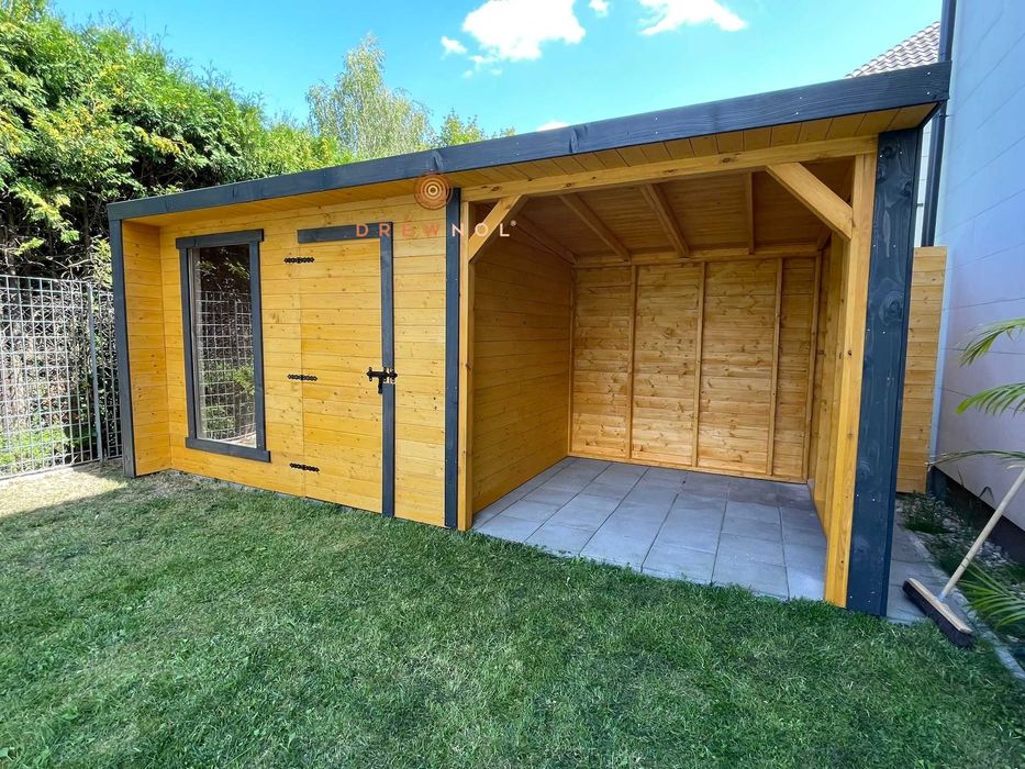 nowoczesny domek narzędziowy, domek 2w1, altanka , altanki