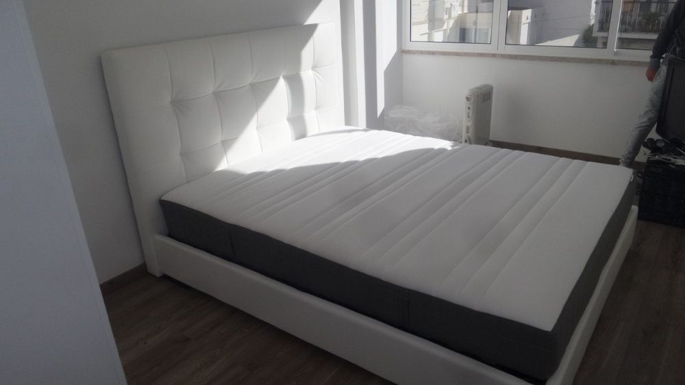Cama Casal Estofada NOVO - FABRICA