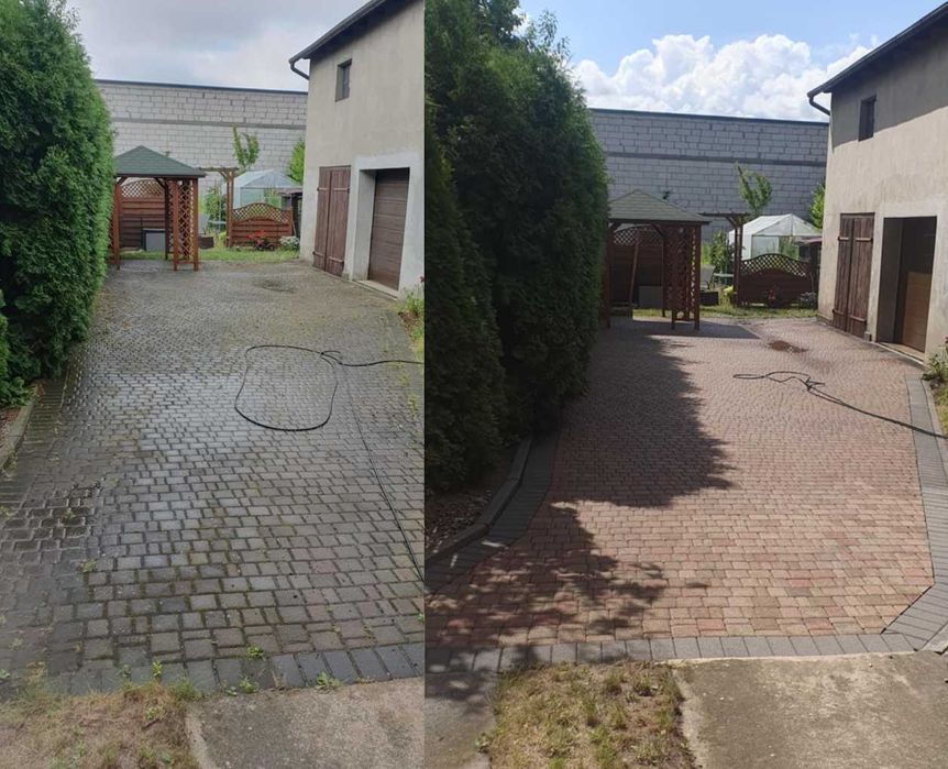 Profesjonalne czyszczenie kostki brukowej i elewacji CAŁA WIELKOPOLSKA