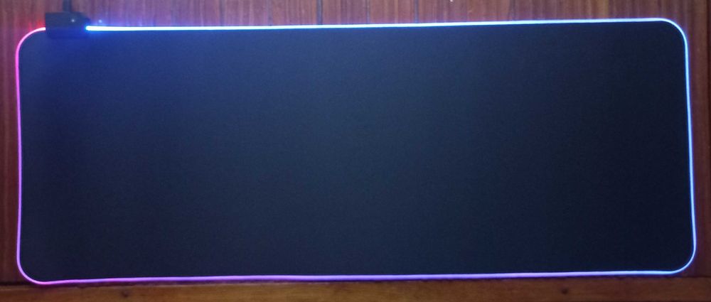 великий коврик для комп"ютера, ігрова поверхня RGB