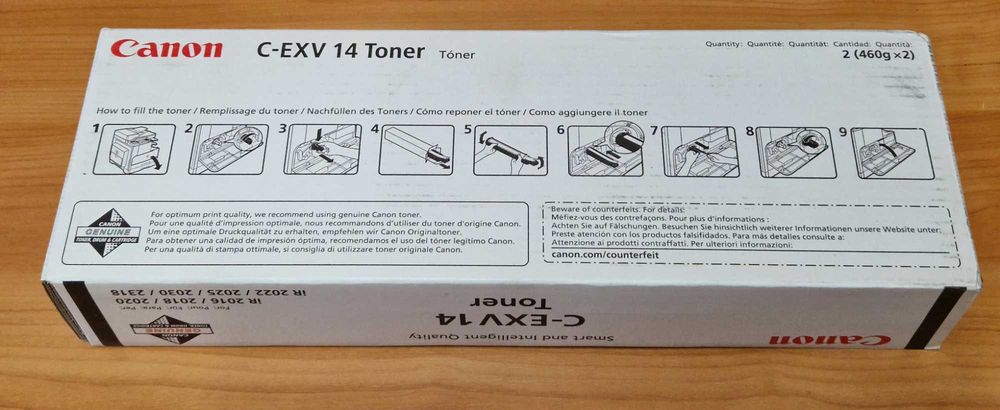 Tonery Canon Nowy C-EXV5,C-EXV 14 ORYGINALNE zestaw 5szt