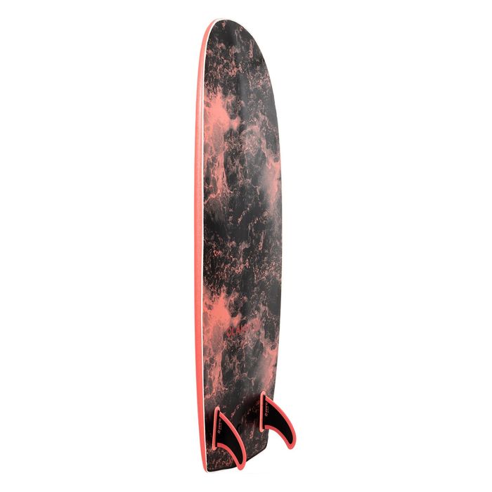 Prancha de Surf de Espuma 900 5'4". Vendida com 2 quilhas