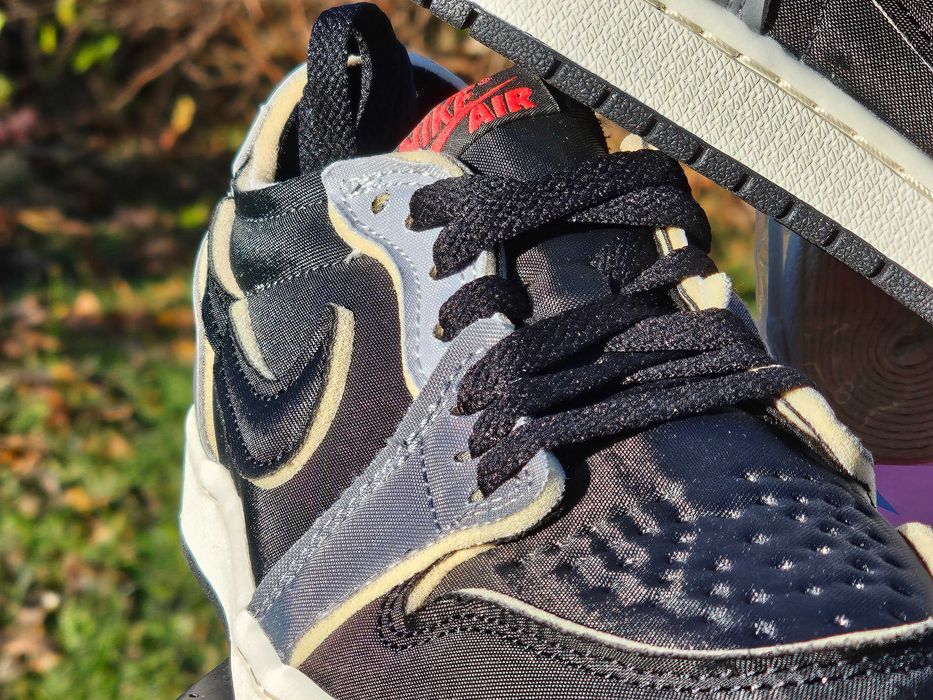 Męskie buty Jordan 1 low, nowe, rozmiar 38, czarne.