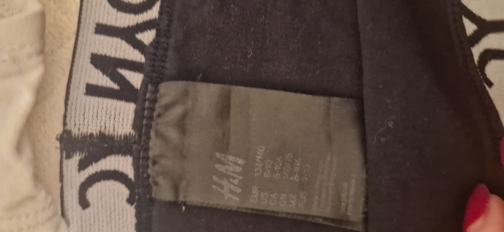 Majtki H&M 3szt rozm.134/140