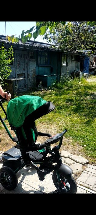 Триколісний велосипед Turbo Trike M-4058HA-4 зелений