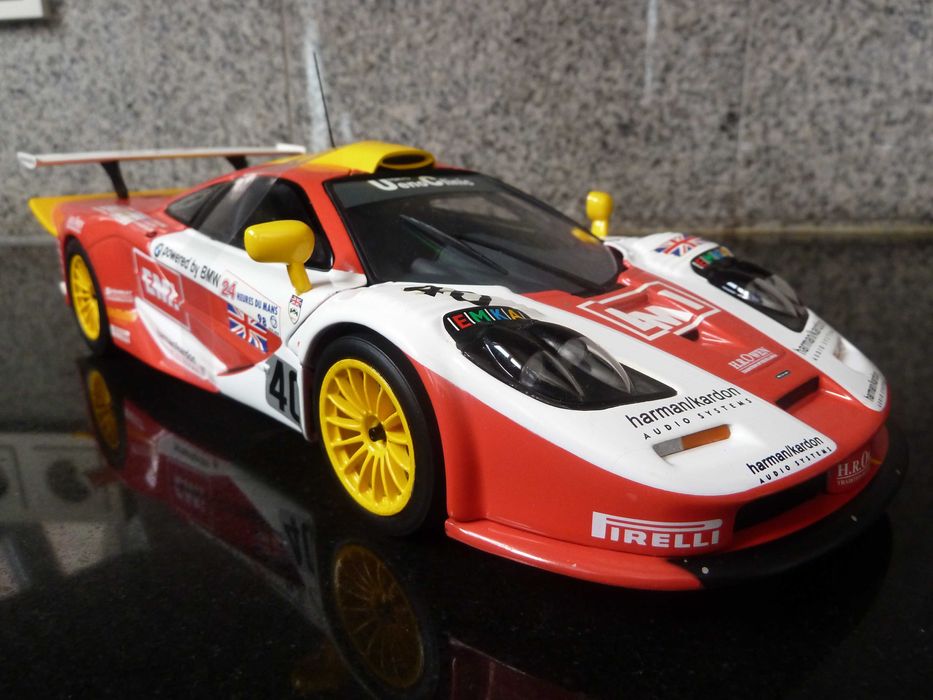 1:18 UT, McLaren F1 GTR, EMI, AutoArt Minichamps