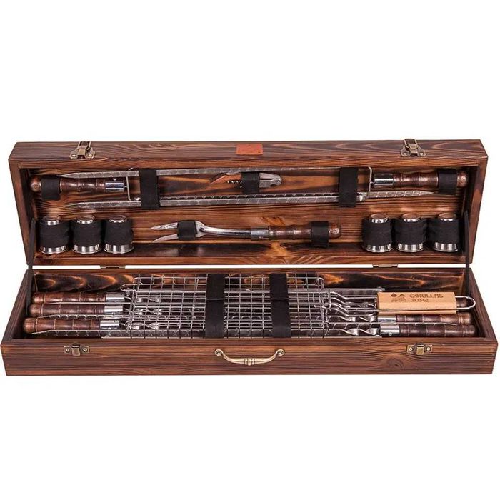 Набір шампурів Косуля BS14 Набор шампуров  для шашлыка на подарок