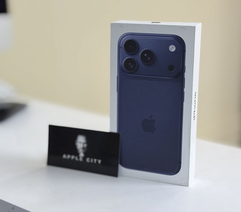 Новий офіційний IPhone 17 Pro Max 512 Blue Гарантія Магазин+обмін