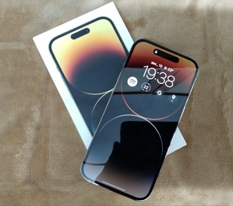 Iphone 14 pro cor dourado com 128gb